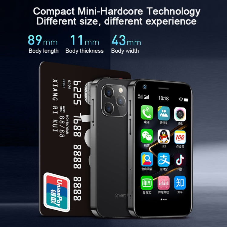 Face Recognition, 3.0 inch Android 9.0 MTK6737M Quad Core up to 1.1GHz, Bluetooth, WiFi, FM, Network: 4G, Dual SIM, 2GB+16GB Face Recognition, 3.0 inch Android 9.0 MTK6737M Quad Core up to 1.1GHz, Bluetooth, WiFi, FM, Network: 4G, Dual SIM, 2GB+16GB